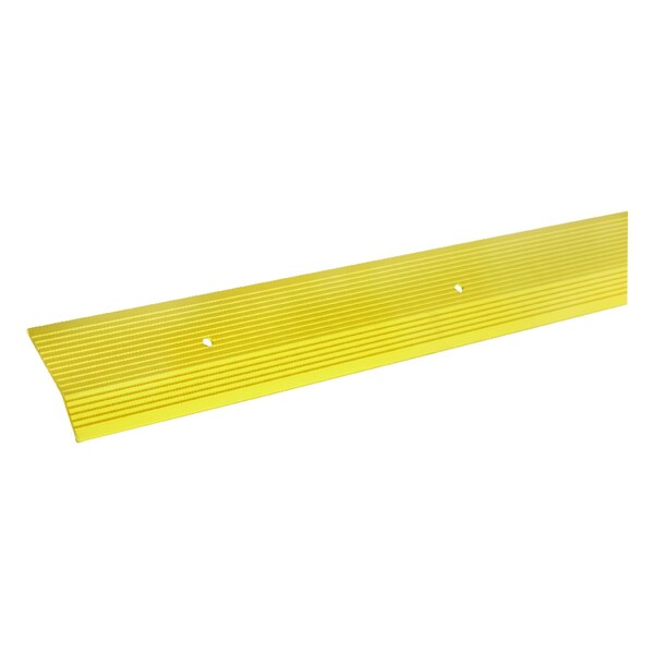 M-D Building Products M-D Building Products 0.375 in. H X 2 in. W X 36 in. L Prefinished Satin Brass Aluminum Carpet Trim - 79244