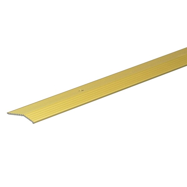 Frost King Frost King 0.63 in. W X 72 in. L Polished Gold Aluminum Carpet Joiner - H591FB/6A