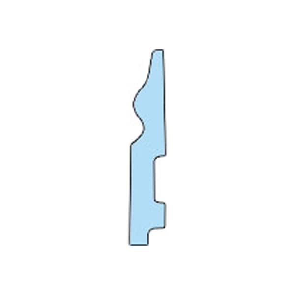 Ekena Millwork Baseboard Moulding, Polyurethane, 94-1/2 in L, 3-7/8 in H - BBD03X00HO