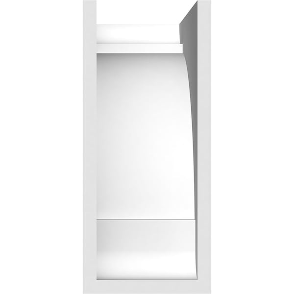 Ekena Millwork Standard Olympic Architectural Grade PVC Corbel, 3"W x 8"D x 8"H - CORP03X08X08OLY