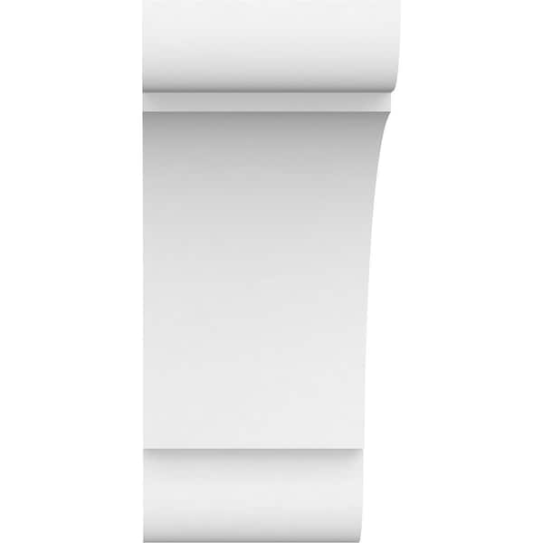 Ekena Millwork Standard Olympic Architectural Grade PVC Corbel, 3"W x 8"D x 8"H - CORP03X08X08OLY