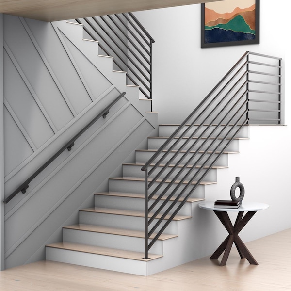 National Hardware National Hardware Cooper Black Zinc Handrail Bracket 3 in. L 200 lb - N830-519