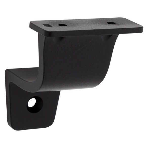 National Hardware National Hardware Cooper Black Zinc Handrail Bracket 3 in. L 200 lb - N830-519