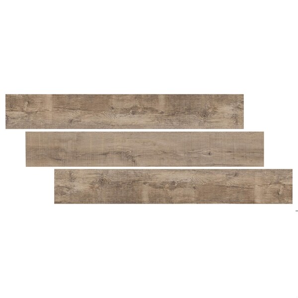 Msi LVT Trim, LVT, Brown, 47.24 in L, 12.01 in W, Low Gloss - ZOR-LVT-TR-0707