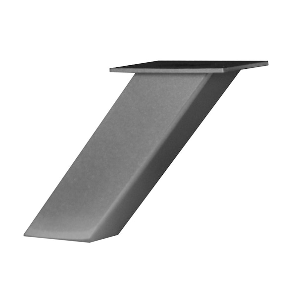 Osborne Wood Products 5 x 2 x 8 Elevated Countertop Support in Stainless Steel - 8910STS