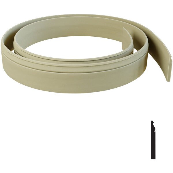 Ekena Millwork WM610 - 5 1/4"H x 9/16"D x 144"L Baseboard Flexible Moulding - BBDFWM610X144