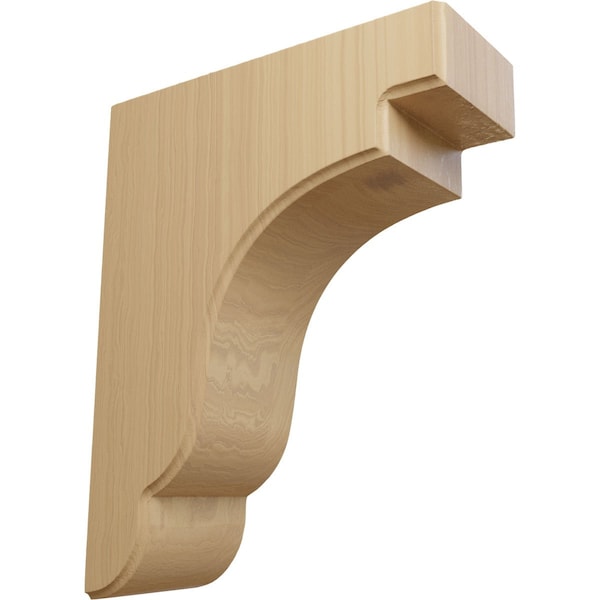 Ekena Millwork 3 1/2"W x 8 1/2"D x 11"H Bedford Bracket, Cherry - BKTW04X09X11BECH