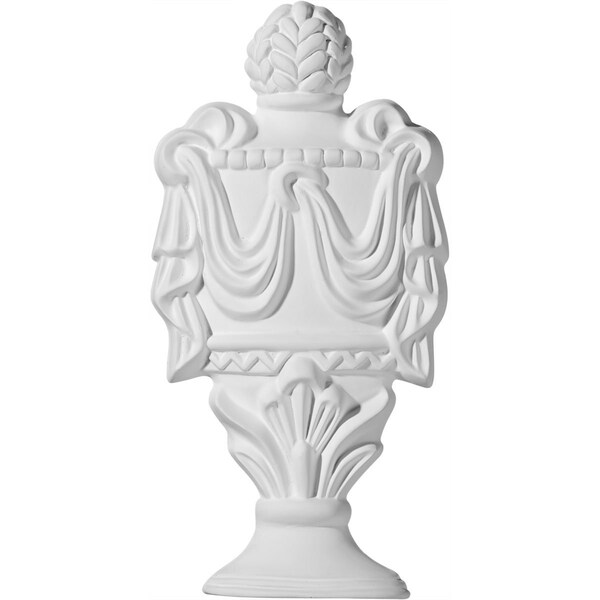 Ekena Millwork 3 1/2"W x 7 1/8"H x 5/8"P Classic Urn Onlay - ONL07X03X01CL