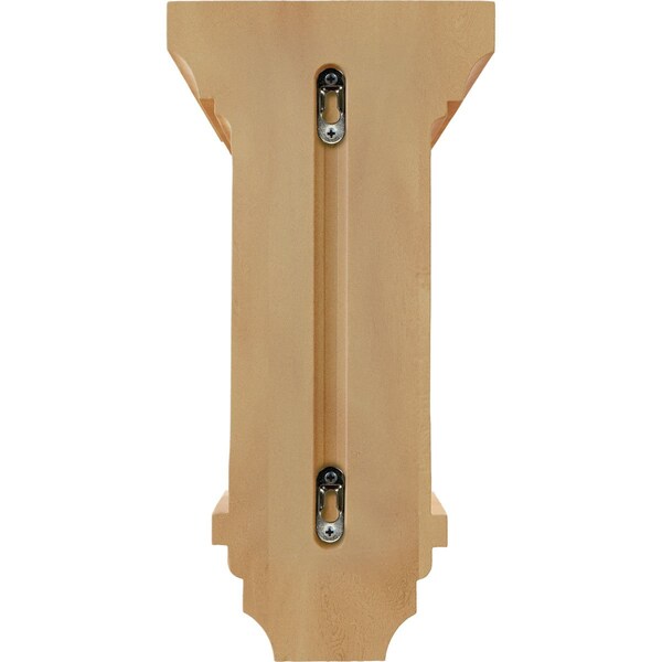 Ekena Millwork 7"W x 7 3/4"D x 14"H Jumbo Jefferson Wood Corbel, Red Oak - CORW07X07X14JERO