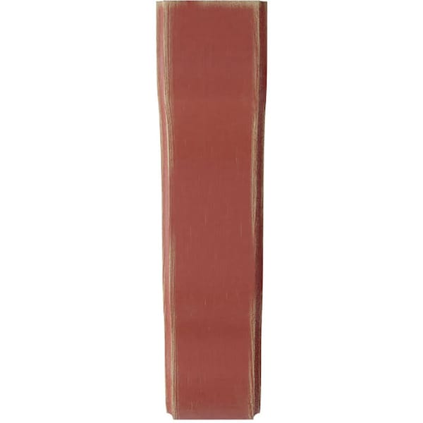 Ekena Millwork 1 3/4"W x 5 1/4"D x 7 1/2"H Plymouth Wood Vintage Decor Bracket, Salvage Red - BKTWD02X05X08PLRD
