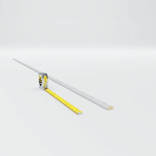 Ekena Millwork 1"H x  5/8"P x 94 1/2"L Crendon Bead & Barrel Panel Moulding - MLD01X00CR
