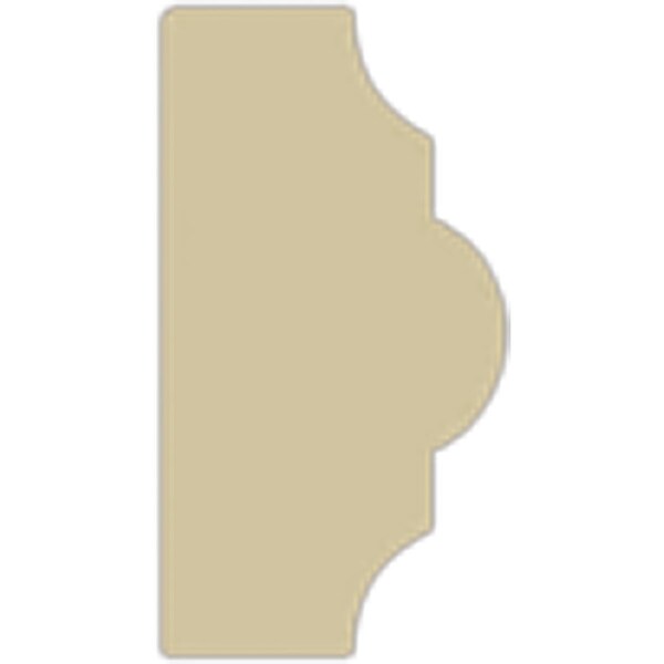 Ekena Millwork 1"H x  5/8"P x 94 1/2"L Crendon Bead & Barrel Panel Moulding - MLD01X00CR