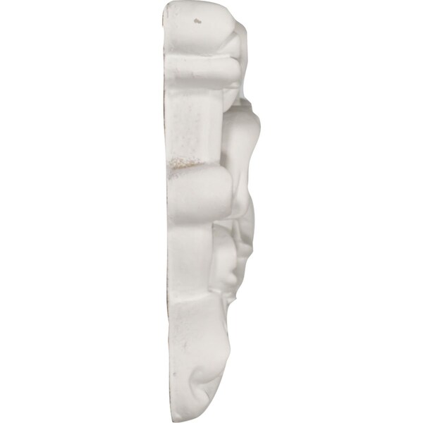 Ekena Millwork 7 3/4"W x 4 1/8"H x 3/4"P Leaf Scroll Onlay, Right - ONL04X07X01LF-R