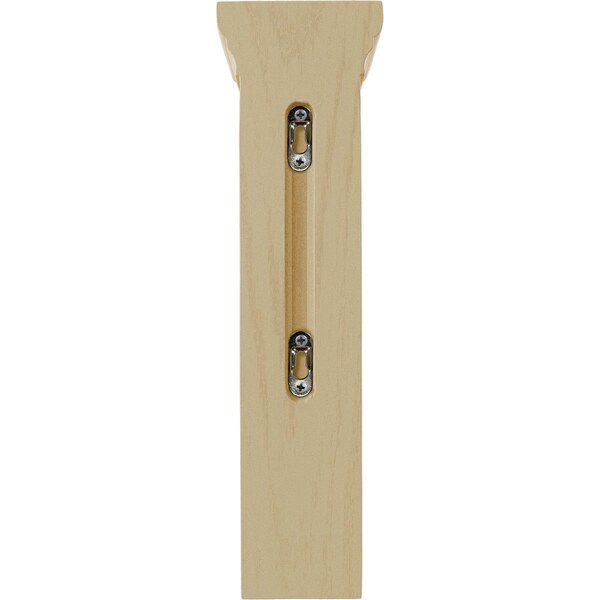 Ekena Millwork 4"W x 4"D x 14"H Recessed Groove Corbel, Maple - COR04X04X14REMA