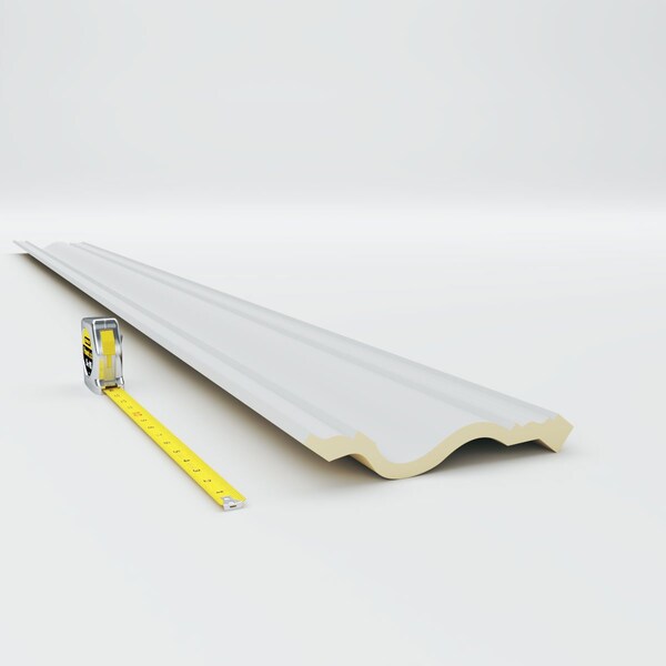 Ekena Millwork 5 1/4"H x 7 7/8"P x 9 5/8"F x 94 1/2"L Jackson Crown Moulding - MLD05X08X10JA