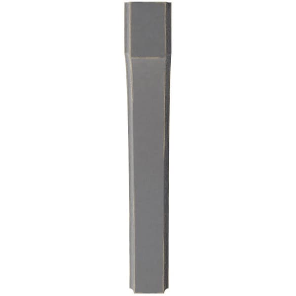 Ekena Millwork 1 3/4"W x 10"D x 12"H Clarksville Wood Vintage Decor Bracket, Pebble Grey - BKTWD02X10X12CVPG