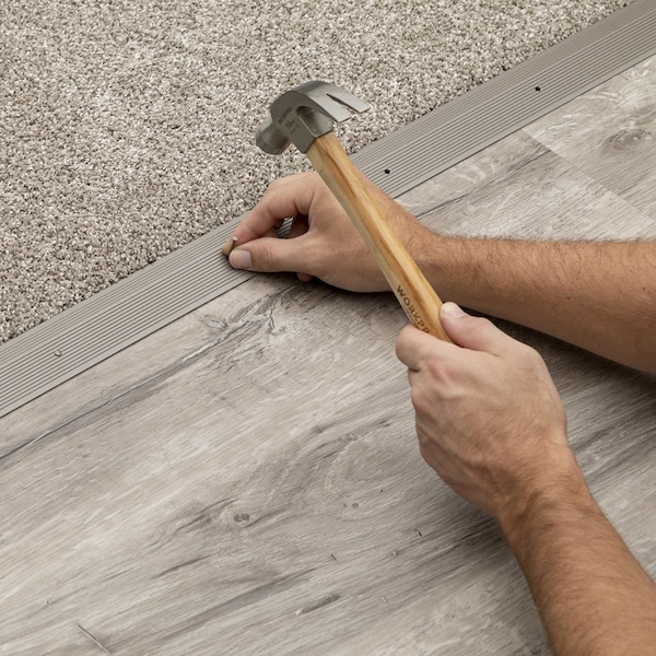 M-D Building Products Aluminum, Warm Gray, 72 in L, 2 in W - 43382