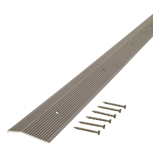 M-D Building Products Aluminum, Warm Gray, 72 in L, 2 in W - 43382