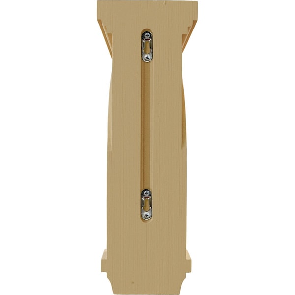 Ekena Millwork 5 1/2"W x 8 1/4"D x 16"H Scroll Corbel, Alder - COR05X08X16SCAL