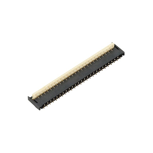 Conector Aromat Ffc/Fpc, 33 contactos, 1 fila, hembra, ángulo recto, paso de 0.020 pulgadas, montaje en superficie - AYF333335
