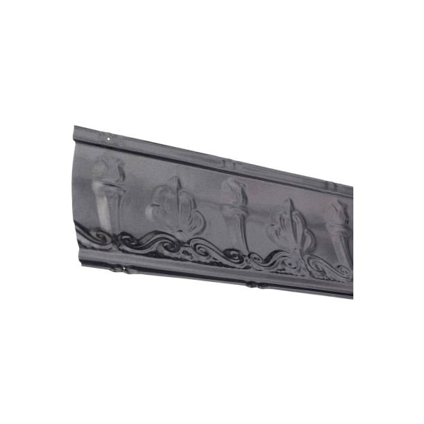 Acoustic Ceiling Products Great Lakes Tin 48" Superior Tin Crown Molding in Argento - 194-07 - 194-07