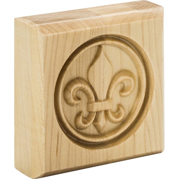 Hardware Resources Alder, 3" H, 3" W, Unfinished - FDLROS1ALD