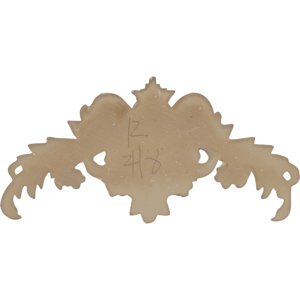 Ekena Millwork 10 5/8"W x 5 1/4"H x 7/8"P Gladstone Center Onlay - ONL10X05X01GL