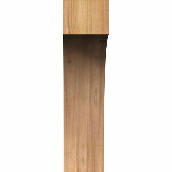 Ekena Millwork Huntington Smooth Corbel, Western Red Cedar, 3 1/2"W x 10"D x 14"H - COR04X10X14HUN00SWR