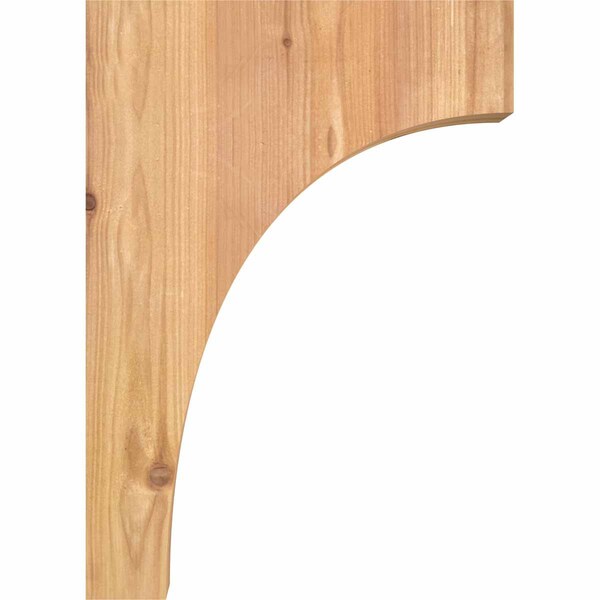 Ekena Millwork Huntington Smooth Corbel, Western Red Cedar, 3 1/2"W x 10"D x 14"H - COR04X10X14HUN00SWR
