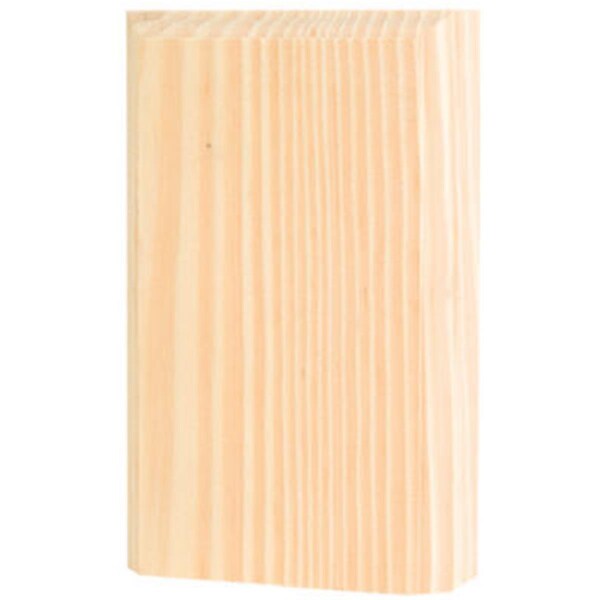 Waddell Mfg Co BTB-35 6 x 3.75 x 1 in. Base Trim Block Corner Moulding - 144881