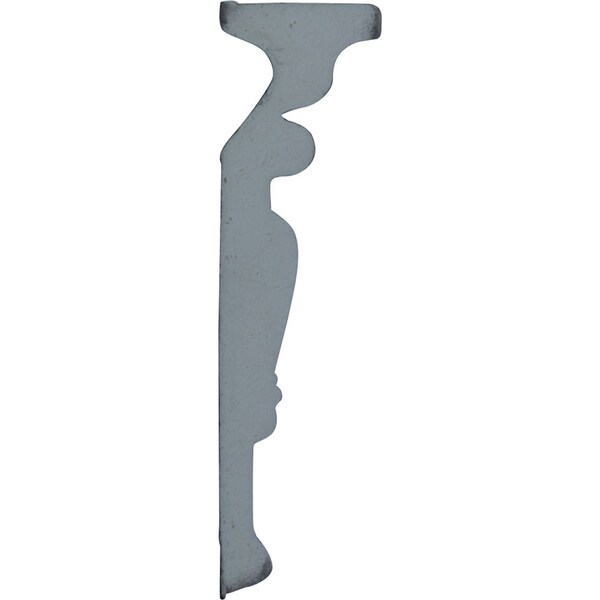 Ekena Millwork Panel Moulding, Urethane, 94-1/2 in L, 5-1/8 in H, Factory Primed - MLD05X01EM