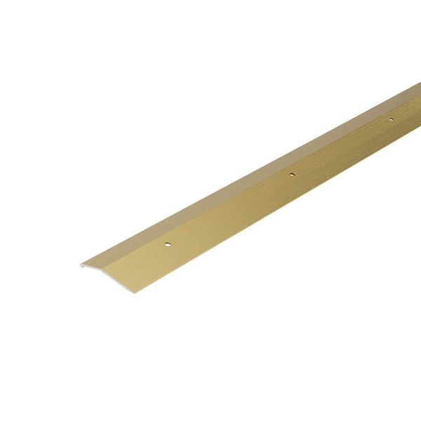 M-D Building Products Aluminum, Satin Brass, 144 in L, 2 in W - 15920