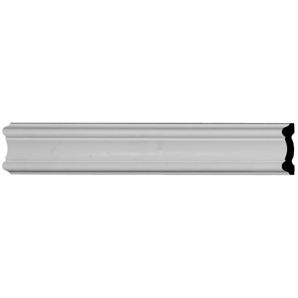 Ekena Millwork SAMPLE - 3 1/4"H x 3/4"P x 12"L Emery Chair Rail - SAMPLE-CHA03X01EM