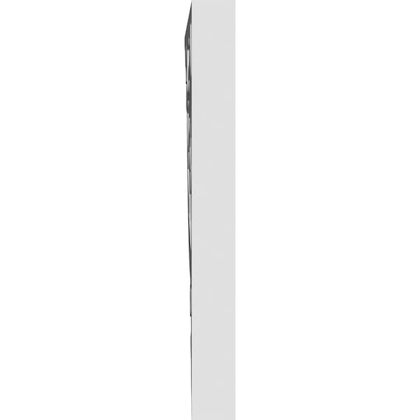 Ekena Millwork Wagon Wheel Architectural Grade PVC Bracket, 5/8"W X 6"D X 6"H - BKTP01X06X06WW