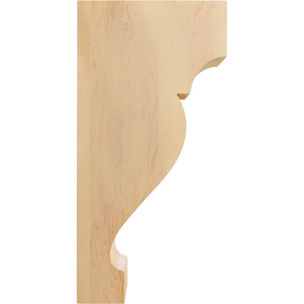 Ekena Millwork 1 3/4"W x 5"D x 10"H Extra Large Dearborn Wood Corbel, Red Oak - CORW02X10X05DRRO