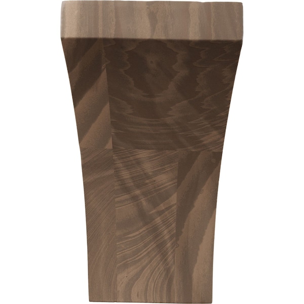 Ekena Millwork 3"W x 3 1/2"D x 6"H Small Lawson Wood Corbel, Walnut - CORW03X03X06LWWA