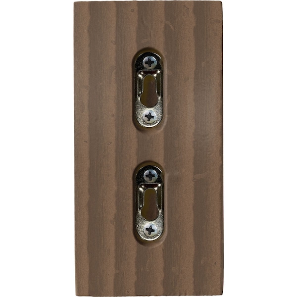 Ekena Millwork 3"W x 3 1/2"D x 6"H Small Lawson Wood Corbel, Walnut - CORW03X03X06LWWA