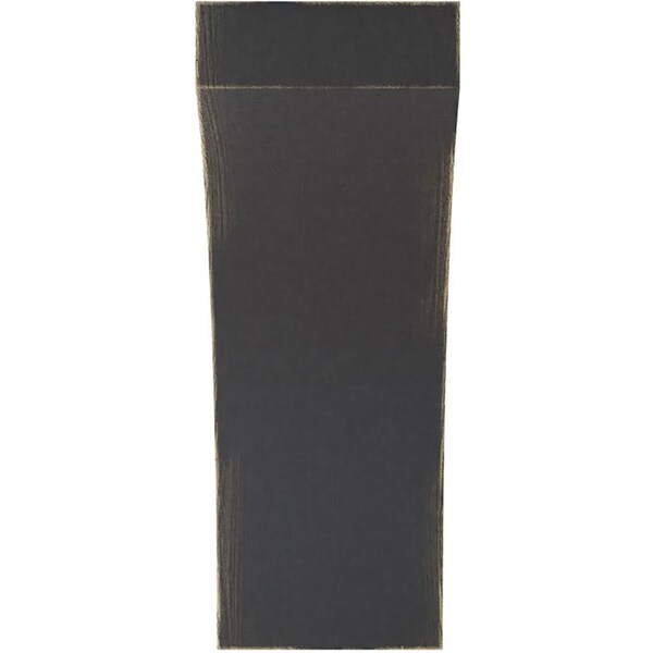 Ekena Millwork 3"W x 5 1/2"D x 8"H Medium Lawson Wood Vintage Decor Corbel, Black - CORWD03X05X08LWBL