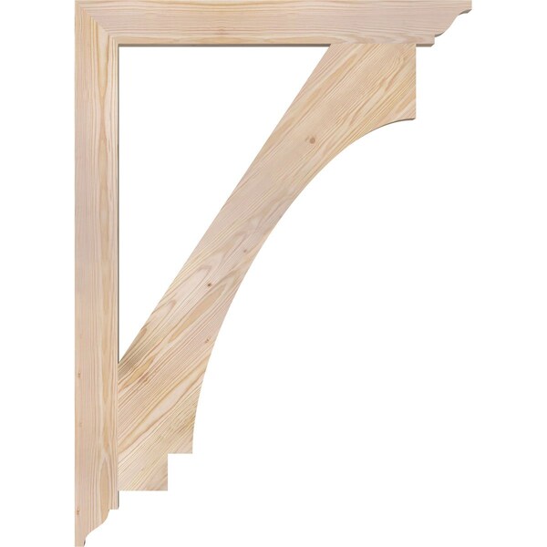 Ekena Millwork Imperial Traditional Smooth Bracket, Douglas Fir, 3 1/2"W x 32"D x 44"H - BKT04X32X44IMP01SDF