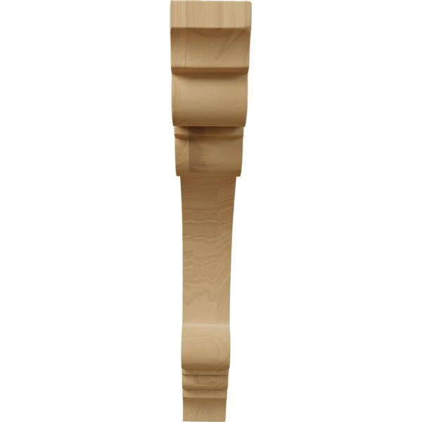 Ekena Millwork 1 1/2"W x 8 1/2"D x 10 1/2"H Medium Ellis Wood Corbel, Cherry - CORW02X09X11ELCH
