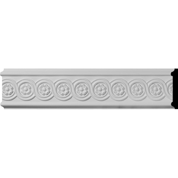 Ekena Millwork SAMPLE - 3 1/4"H x 5/8"P x 12"L Cole Running Coin Chair Rail Moulding - SAMPLE-MLD03X00CO