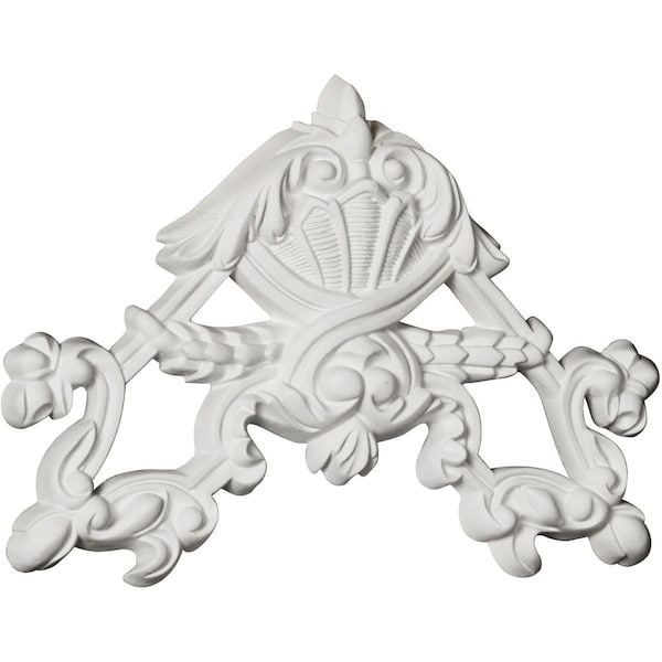 Ekena Millwork 8 1/8"W x 8 1/8"H x 3/4"P Genevieve Onlay - ONL08X08X01GE