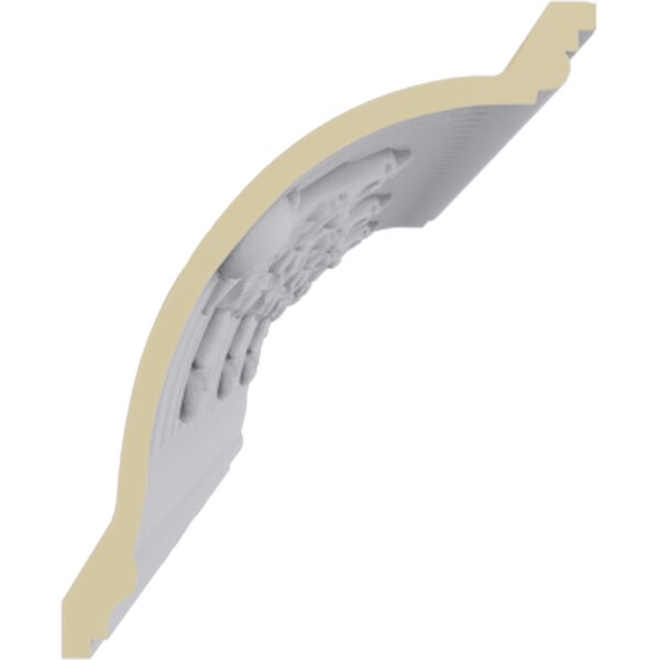 Ekena Millwork 6 3/4"H x 5 1/2"P x 8 5/8"F x 94 1/2"L, (10 5/8" Repeat), Nevio Crown Moulding - MLD06X05X08NE