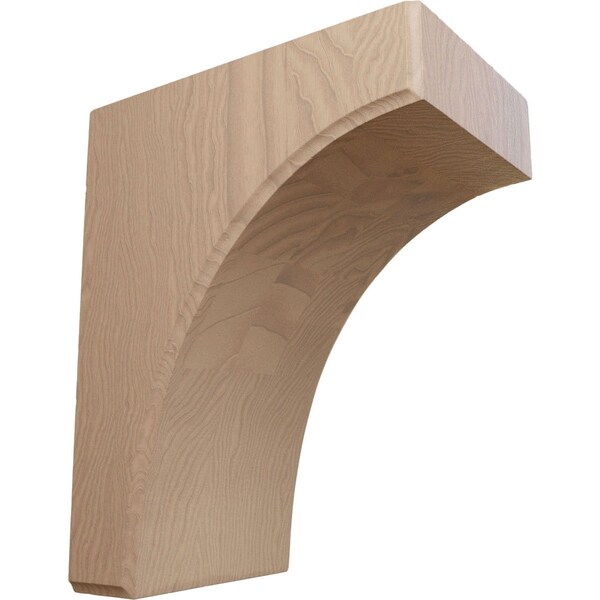 Ekena Millwork 5 1/4"W x 8"D x 10"H Clarksville Bracket, Mahogany - BKTW05X08X10CVGM