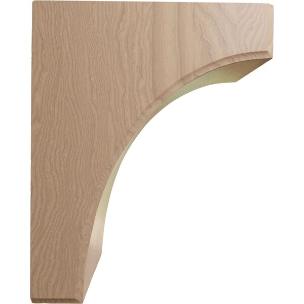 Ekena Millwork 5 1/4"W x 8"D x 10"H Clarksville Bracket, Mahogany - BKTW05X08X10CVGM