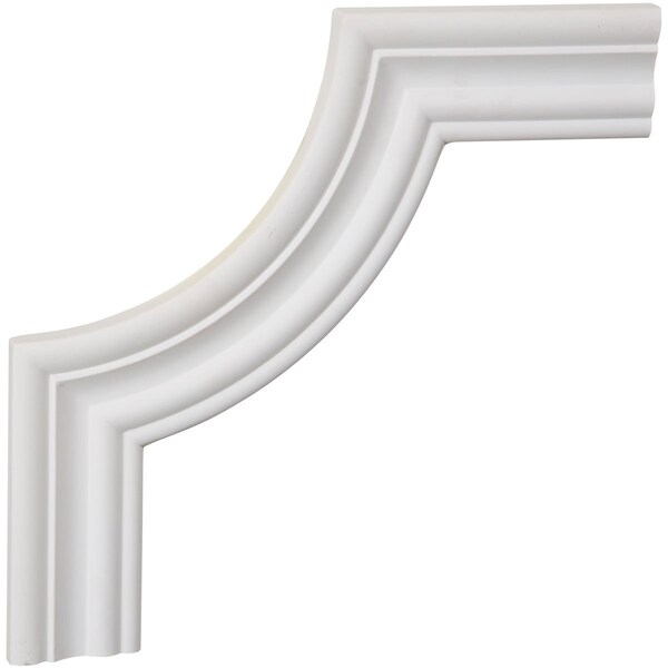 Ekena Millwork Panel Moulding Corner, Urethane, 10 in H, 10 in W, Factory Primed - PML10X10OX-2