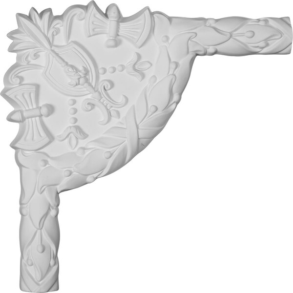 Ekena Millwork Panel Moulding Corner, High Density Urethane, 9-1/2 in H, 9-1/2 in W - PML09X09DU
