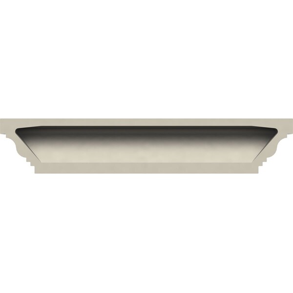 Ekena Millwork 54" Bottom Width x 60" Top Width x 4 1/2"H x 1/2"P Classic Crosshead - CRH04X54ST-1