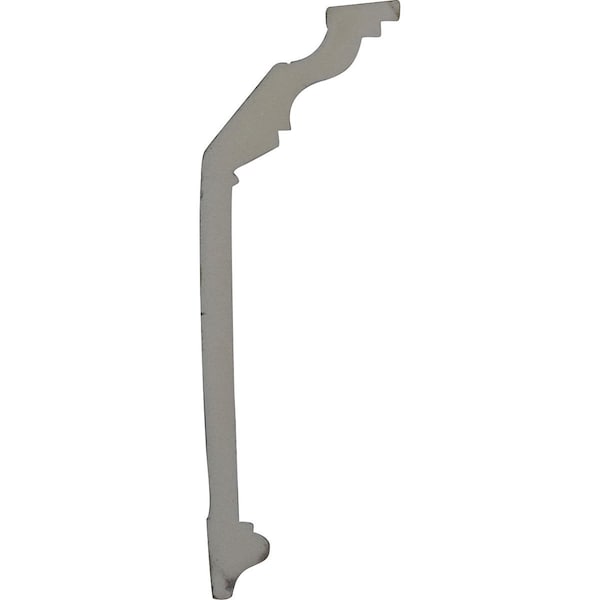Ekena Millwork SAMPLE - 7 1/2"H x 3 1/8"P x 8 1/8"F x 12"L Flower Drop Crown Moulding - SAMPLE-MLD07X03X08FL