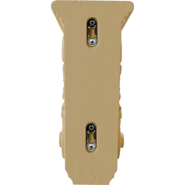 Ekena Millwork 4 1/2"W x 5"D x 10"H Medium Shell Corbel, Alder - CORW04X05X10SHAL
